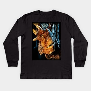 Draco The Dragon From The Hit Dragonheart Movie Kids Long Sleeve T-Shirt